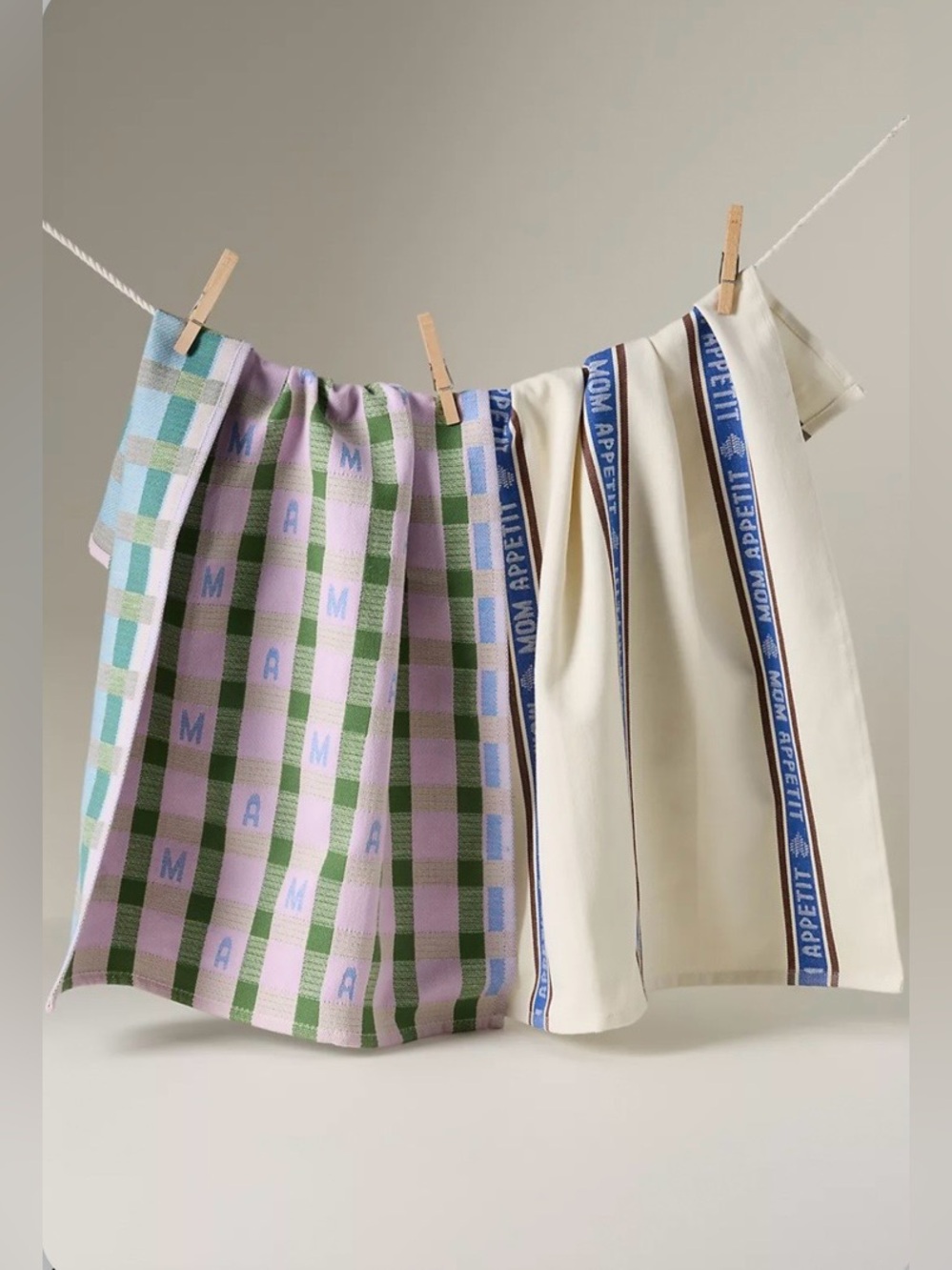 ▪️NWT Anthropologie Margot Jacquard Dish Towel, Set of 2
